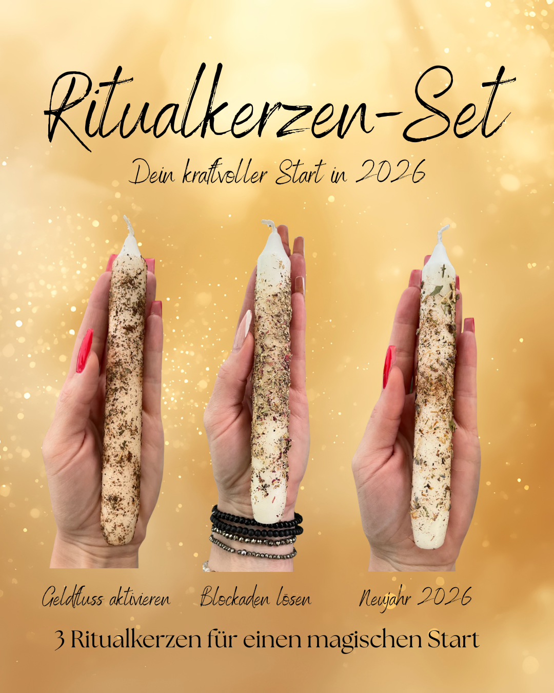 Ritualkerzen-Set – Dein kraftvoller Start in 2026